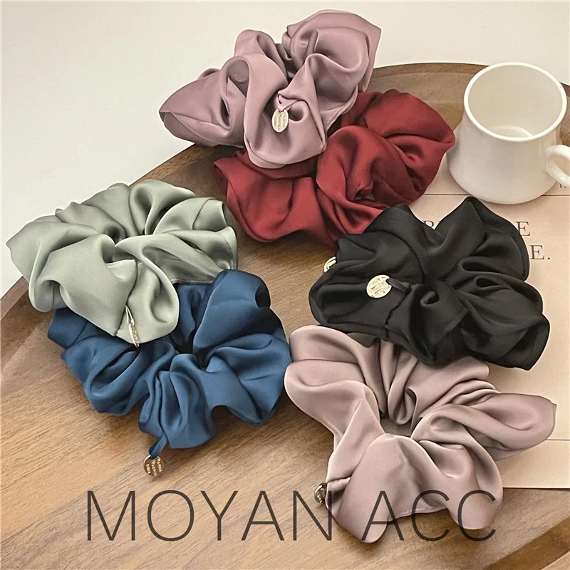 Satin Silk Hair Scrunchies - Image 6