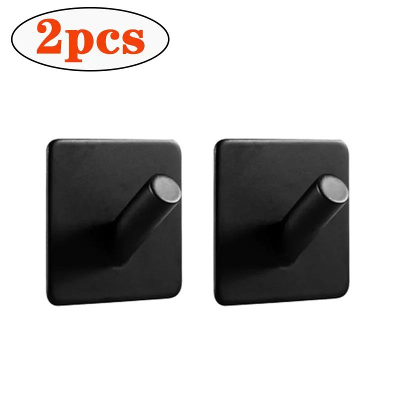 Self Adhesive Bathroom Robe Towel Hanger Hooks (Pack of 2) - Image 11