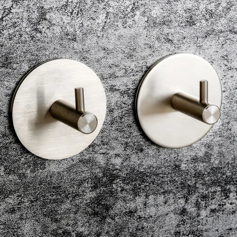 Self Adhesive Bathroom Robe Towel Hanger Hooks (Pack of 2) - Image 4