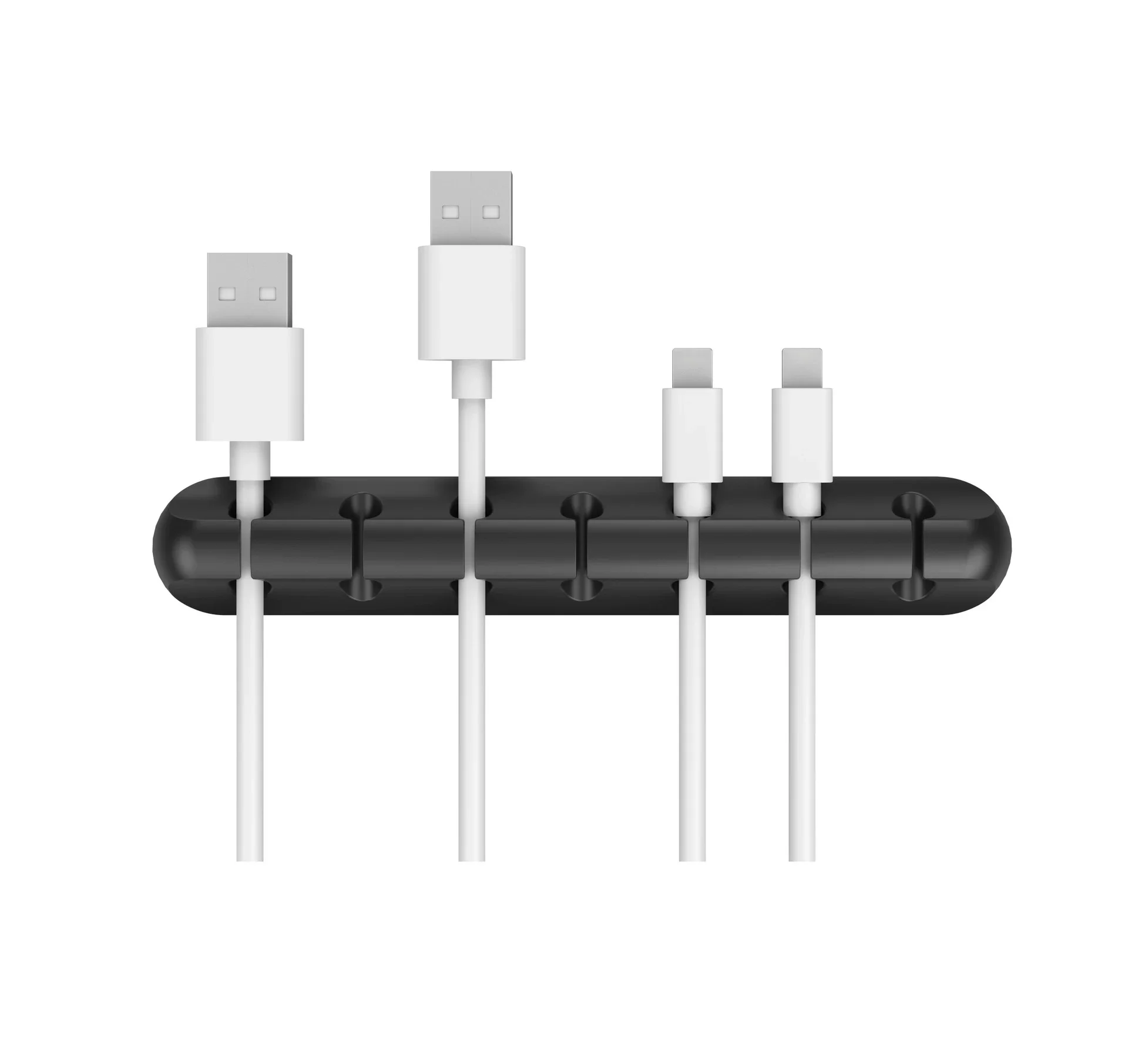 Silicone USB Cable Organizer - Cable Winder & Desktop Tidy Clips for Mouse, Headphones, and Wires - Image 13