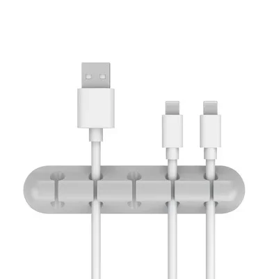 Silicone USB Cable Organizer - Cable Winder & Desktop Tidy Clips for Mouse, Headphones, and Wires - Image 9