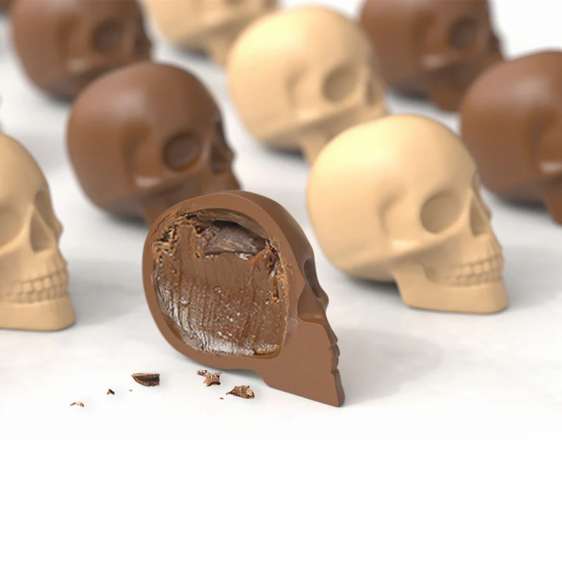 Skull Head Ice Checker Chocolate Mold - Image 2