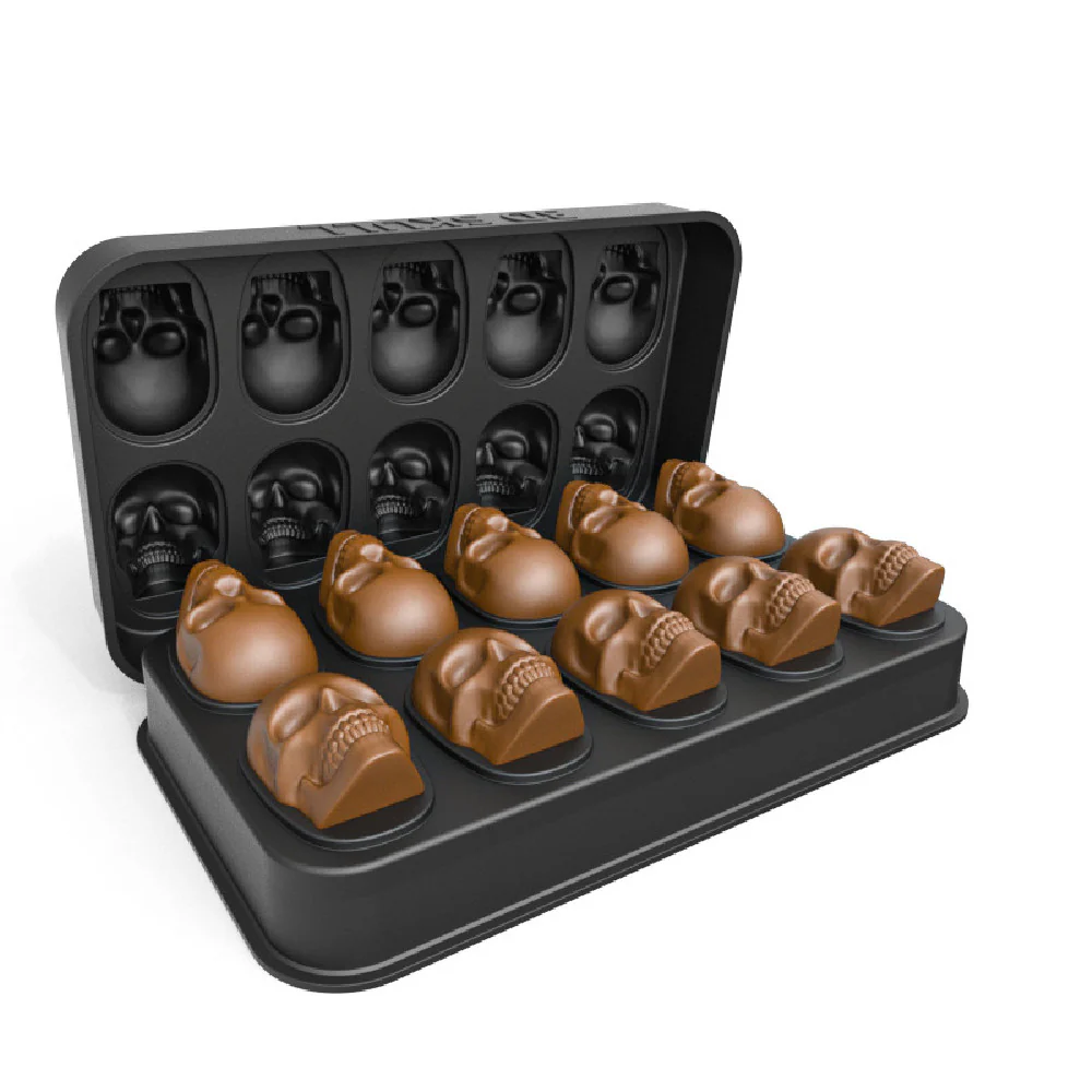 Skull Head Ice Checker Chocolate Mold - Image 4