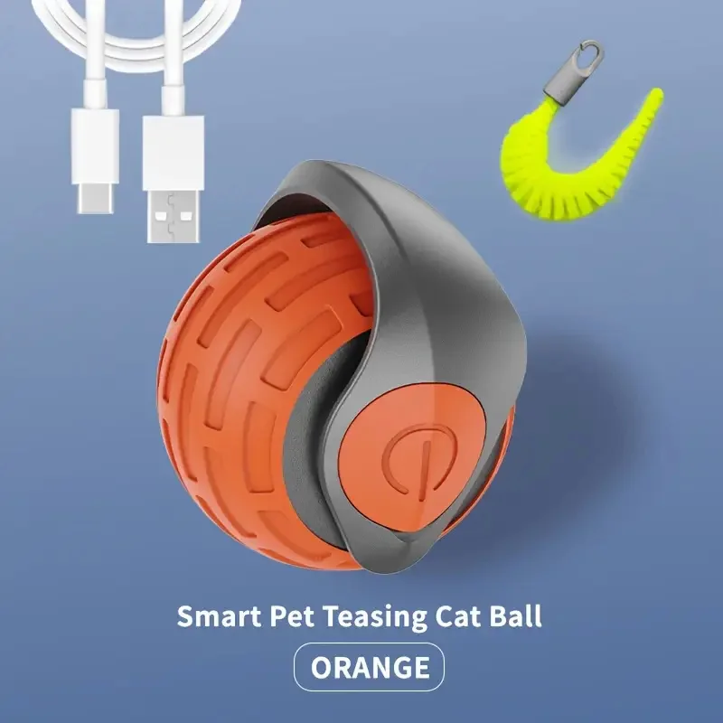 Smart Automatic Cat Toy Ball – USB Rechargeable Interactive - Image 21
