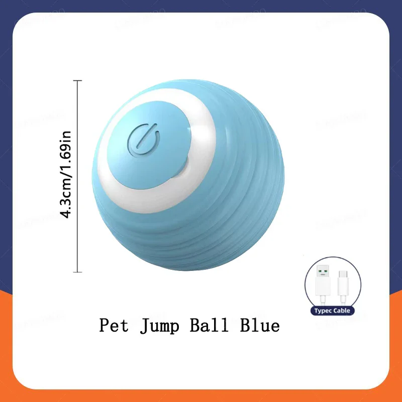 Smart Automatic Cat Toy Ball – USB Rechargeable Interactive - Image 7