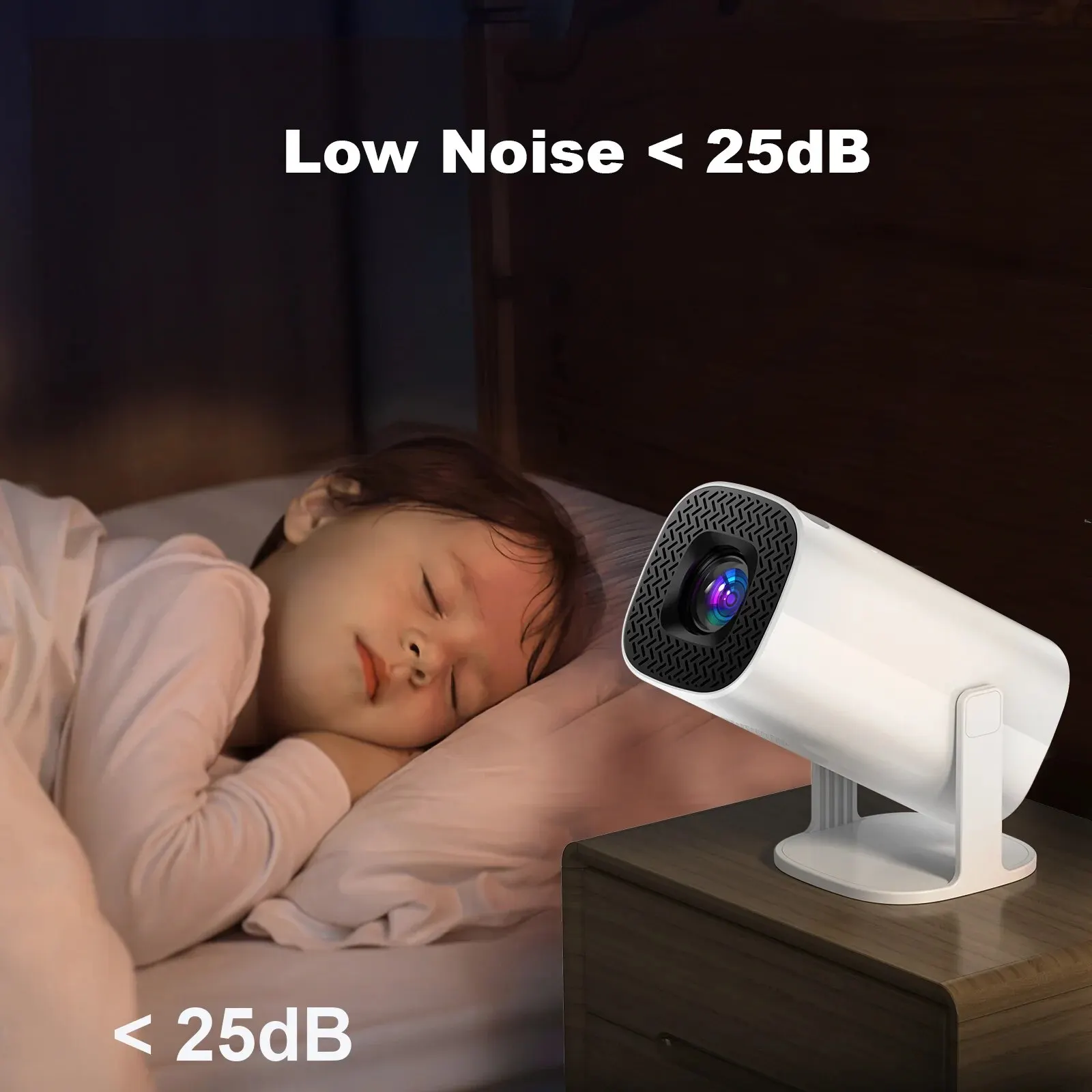 Smart Mini Portable Projector with Android 11, WiFi 6, and Bluetooth 5.0 - Image 3