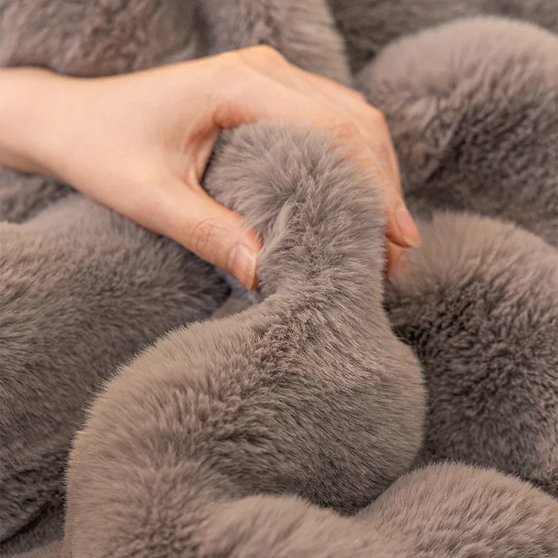 SofaSnug - Cosy Plush Solid Colour Non-Slip Couch Cover - Image 2