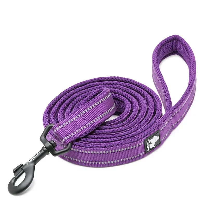 Soft Pet Leash with Reflective Nylon Mesh Padding - Image 14