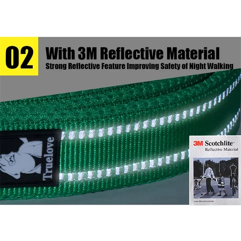 Soft Pet Leash with Reflective Nylon Mesh Padding - Image 3