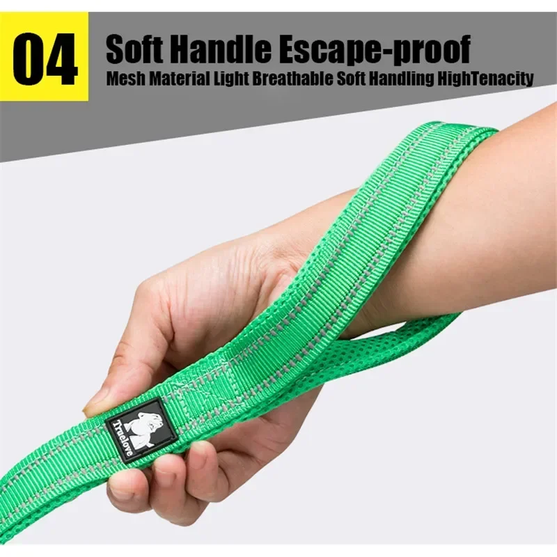 Soft Pet Leash with Reflective Nylon Mesh Padding - Image 6