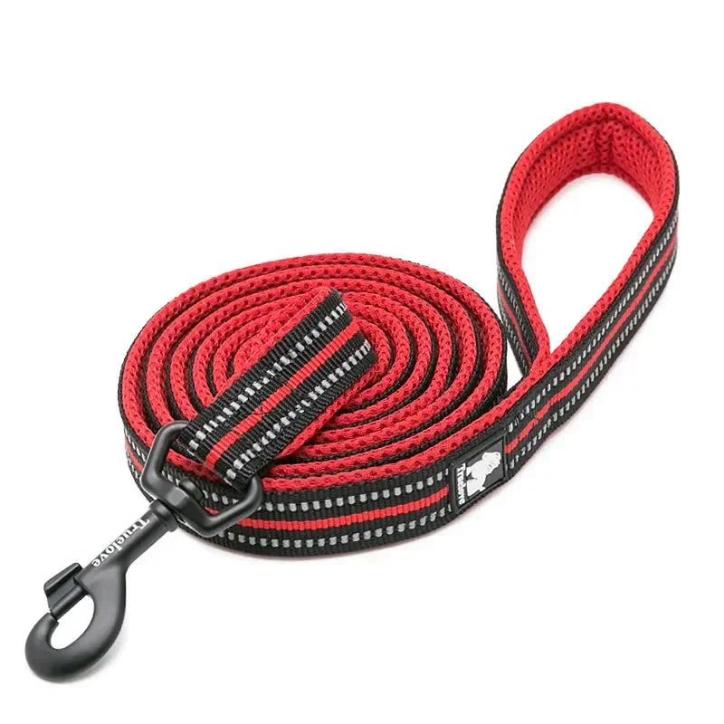 Soft Pet Leash with Reflective Nylon Mesh Padding - Image 9
