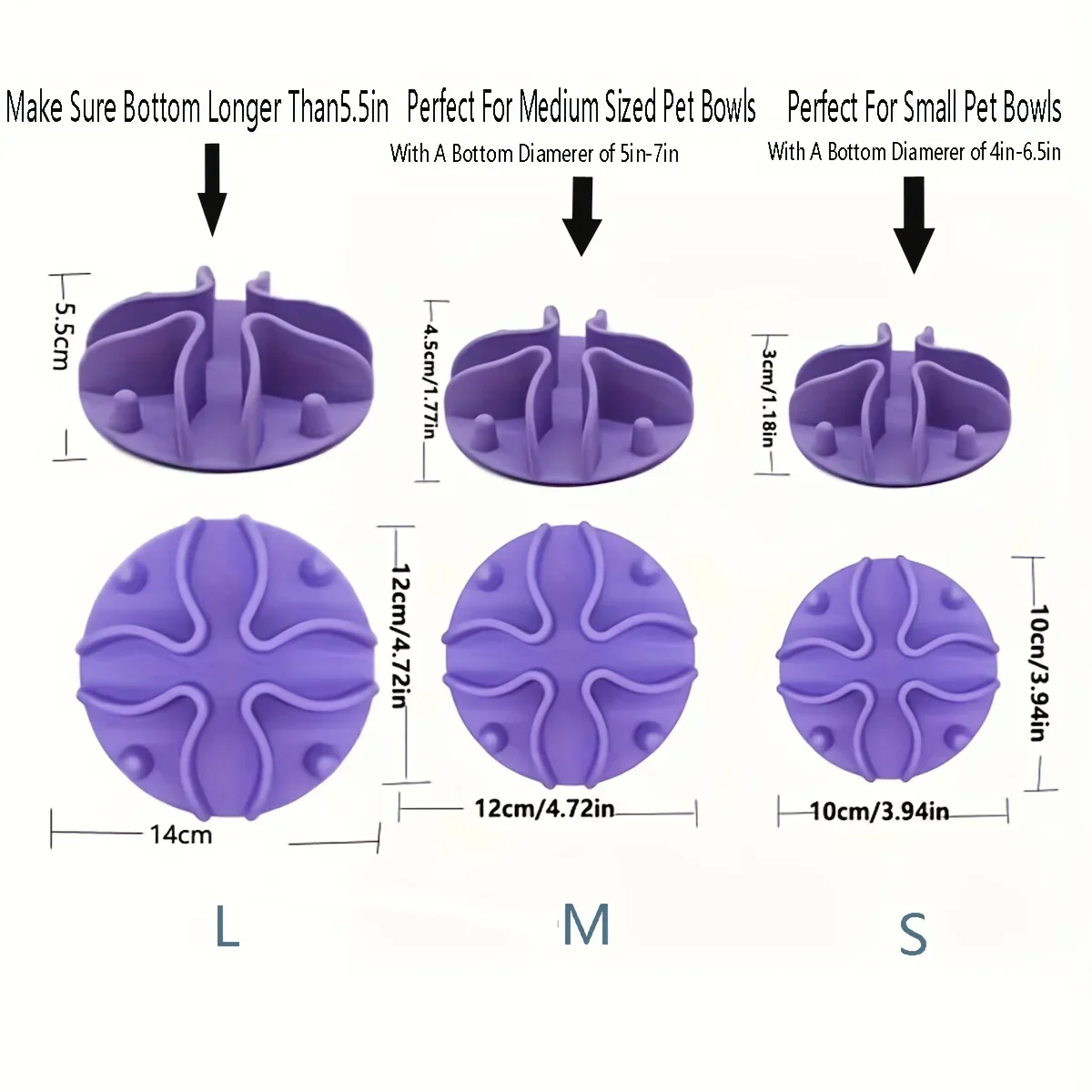 Soft Silicone Slow Feeder Dog Bowl Insert – Puzzle Feeder for Healthy Digestion - Image 2
