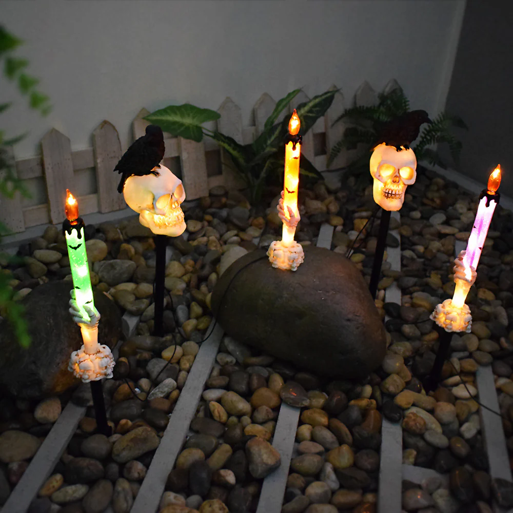 Solar Outdoor Courtyard Halloween Pumpkin Lamp - Image 10
