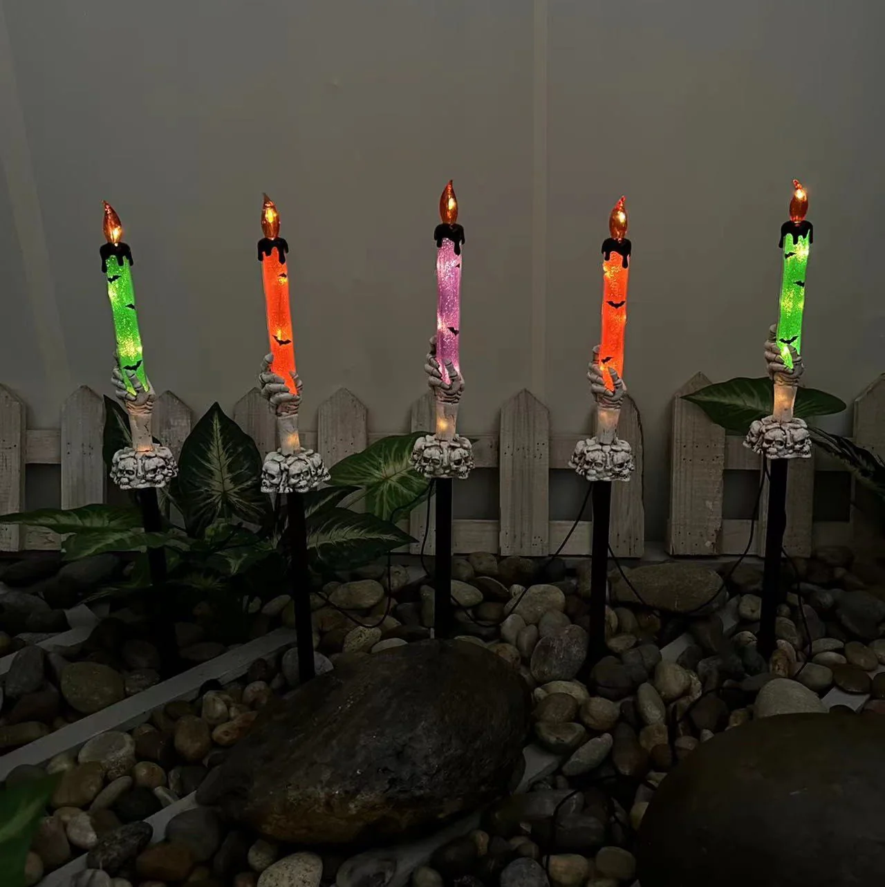 Solar Outdoor Courtyard Halloween Pumpkin Lamp - Image 15