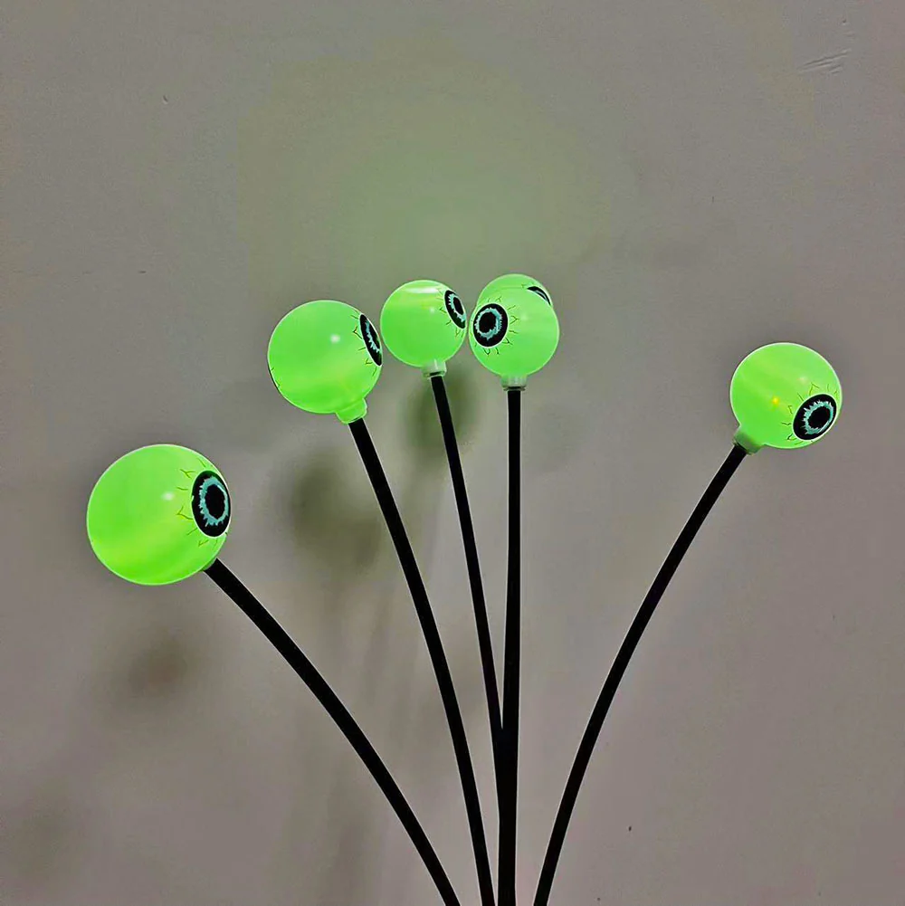 Solar-Powered Halloween Horror Eyeball String Floor Lights - Image 4