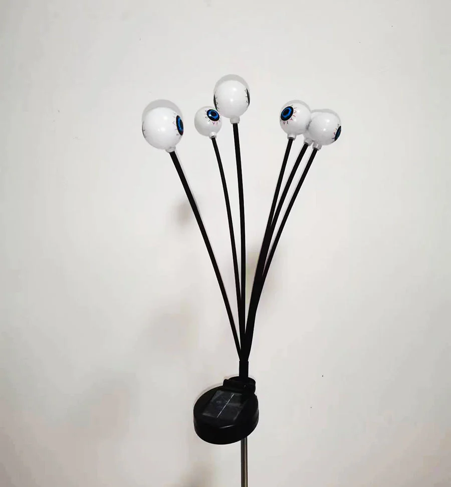 Solar-Powered Halloween Horror Eyeball String Floor Lights - Image 5
