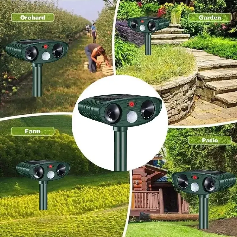 Solar-Powered Ultrasonic Animal Repellent - Image 3