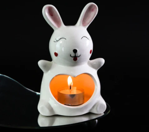 Halloween Ghost Festival Ceramic Craft Ornament Candle holder - Image 5
