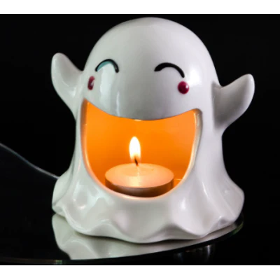 Halloween Ghost Festival Ceramic Craft Ornament Candle holder - Image 7