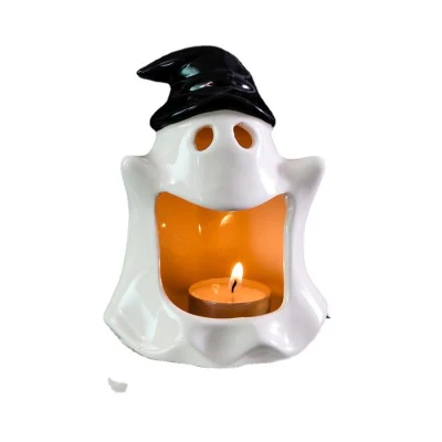 Halloween Ghost Festival Ceramic Craft Ornament Candle holder - Image 8