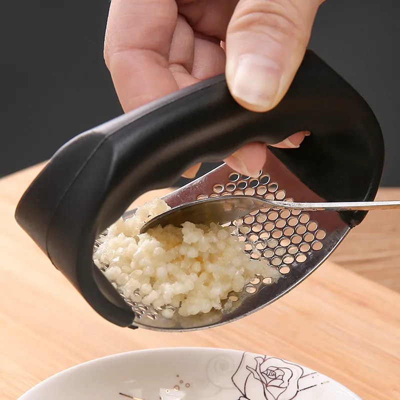 Stainless Steel Garlic Press - Image 3