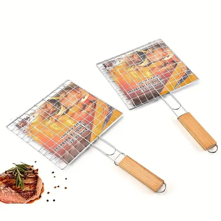 Stainless Steel Non-Stick BBQ Basket - Image 5