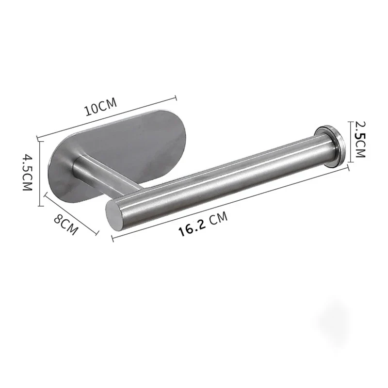 Stainless Steel Adhesive Paper Towel Holder for Kitchen and Bathroom - No Drilling Required - Image 10