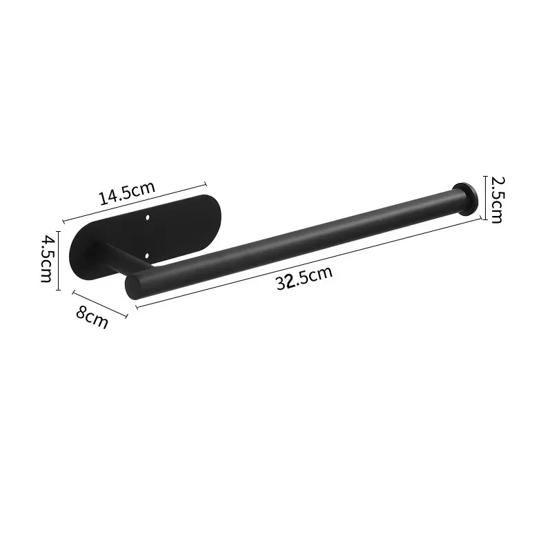 Stainless Steel Adhesive Paper Towel Holder for Kitchen and Bathroom - No Drilling Required - Image 7