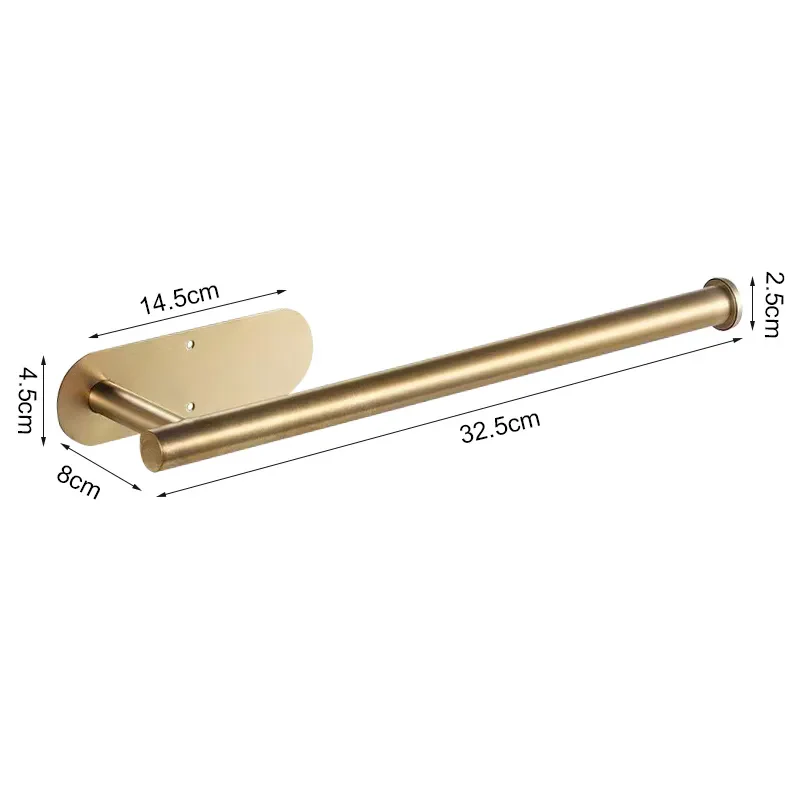 Stainless Steel Adhesive Paper Towel Holder for Kitchen and Bathroom - No Drilling Required - Image 9