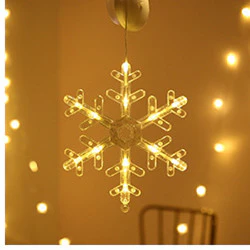 Star String Lights LED Christmas Curtain Lights Indoor Bedroom Home Party Decoration Snowman Christmas Tree Holiday Lights - Image 15