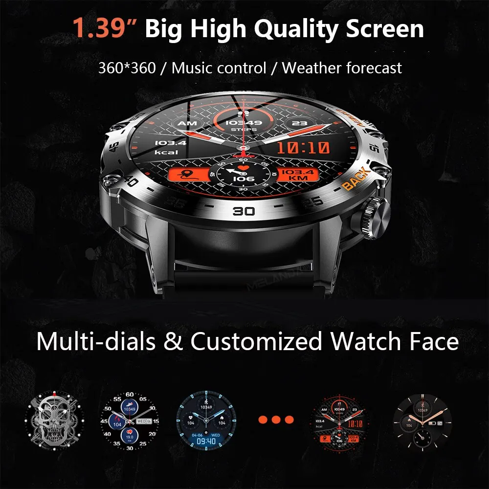 Steel Bluetooth Call Smart Watch - Image 2