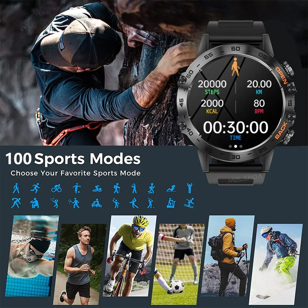 Steel Bluetooth Call Smart Watch - Image 5