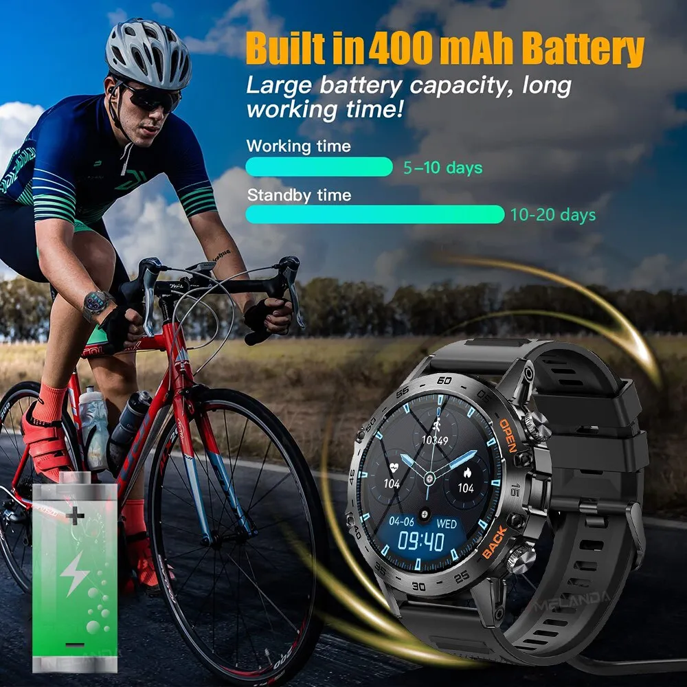 Steel Bluetooth Call Smart Watch - Image 6