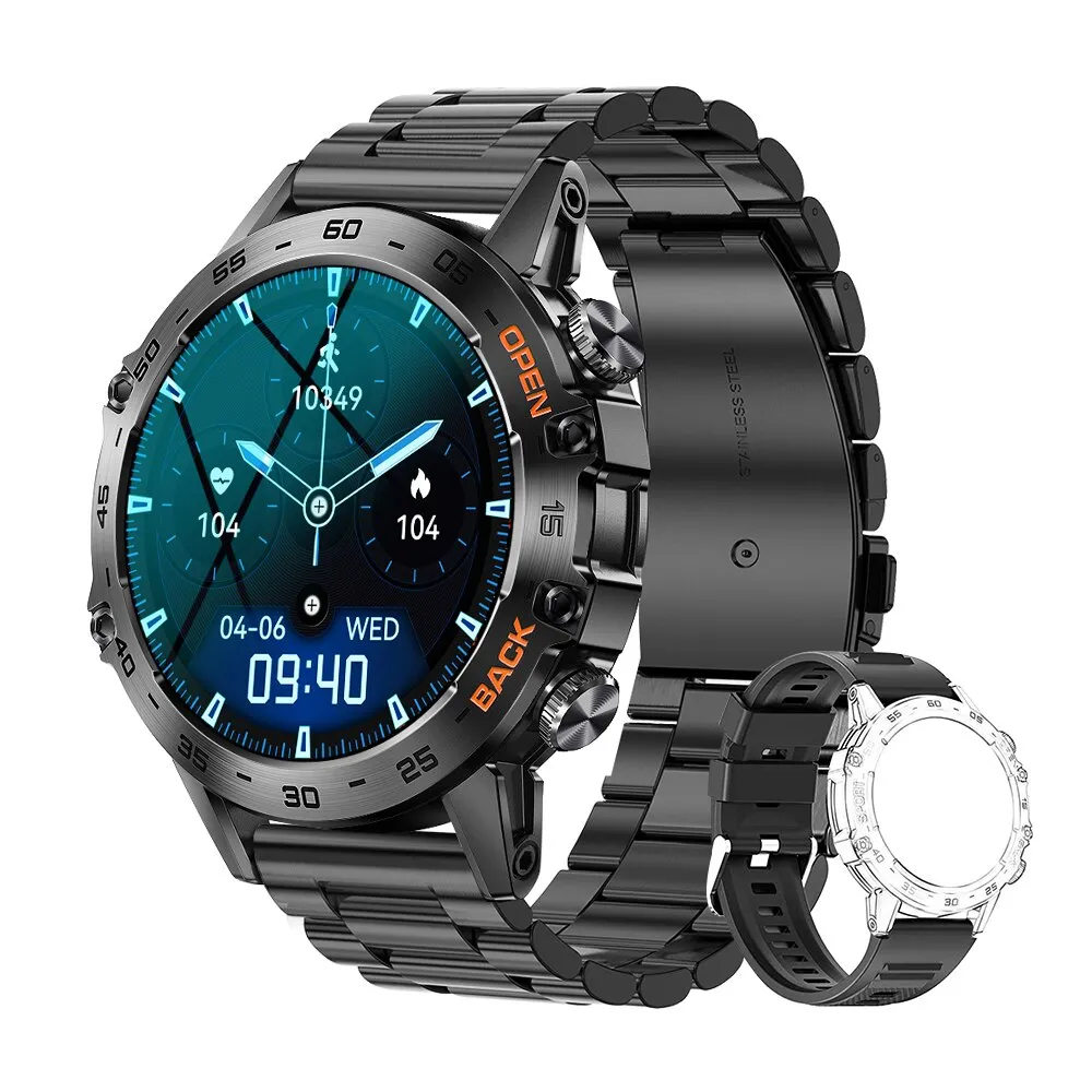 Steel Bluetooth Call Smart Watch - Image 9