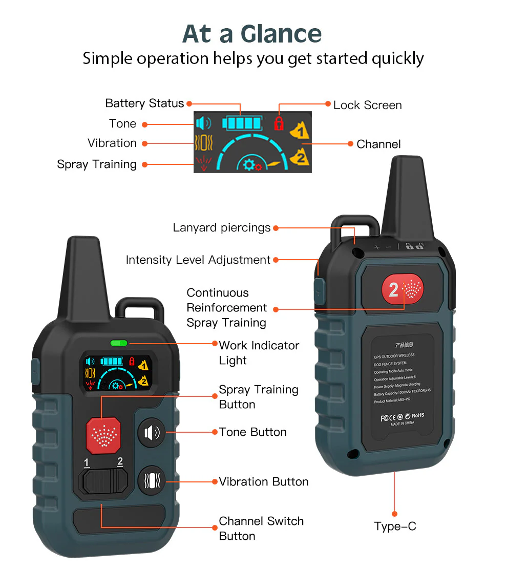 T510 Dog Training Collar (with Spray Function) - Image 9