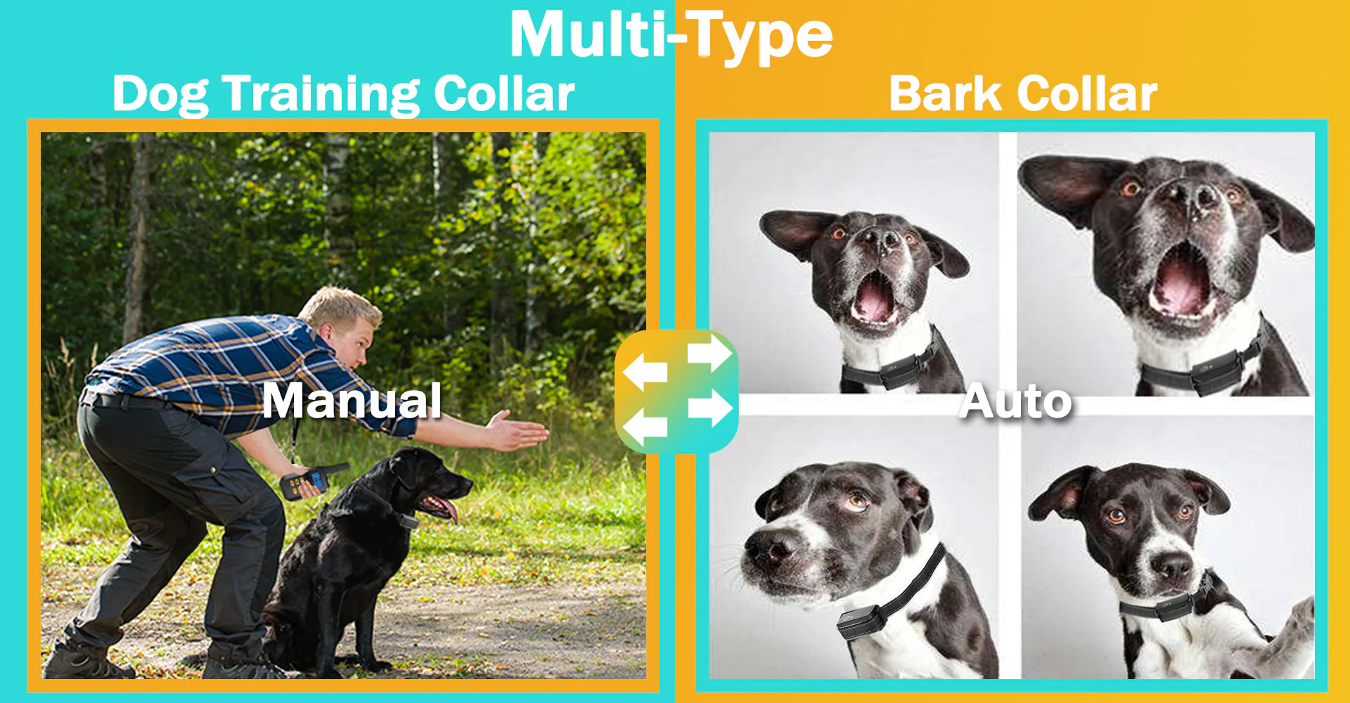 T720 2-in-1 Dog Training Collar (Manual Training + Auto Bark Control) - Image 22