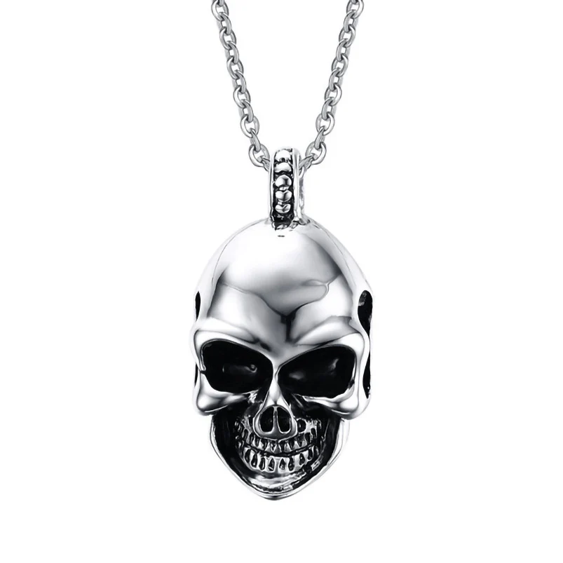 Titanium Steel Cool Skull Necklace - Image 4