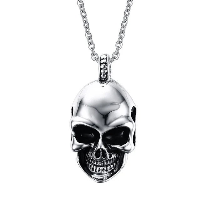 Titanium Steel Cool Skull Necklace - Image 6