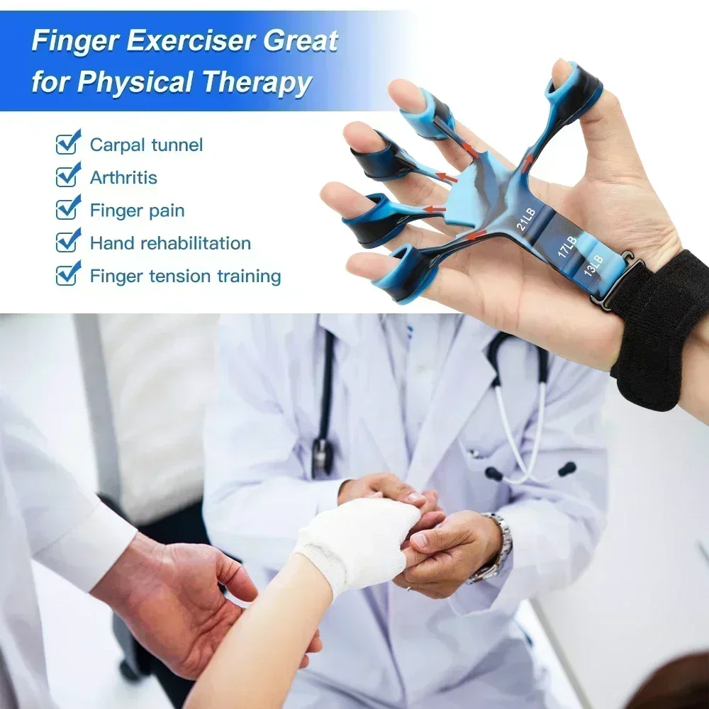Training & Exercise 6 Resistance Finger Hand Grip - Image 6