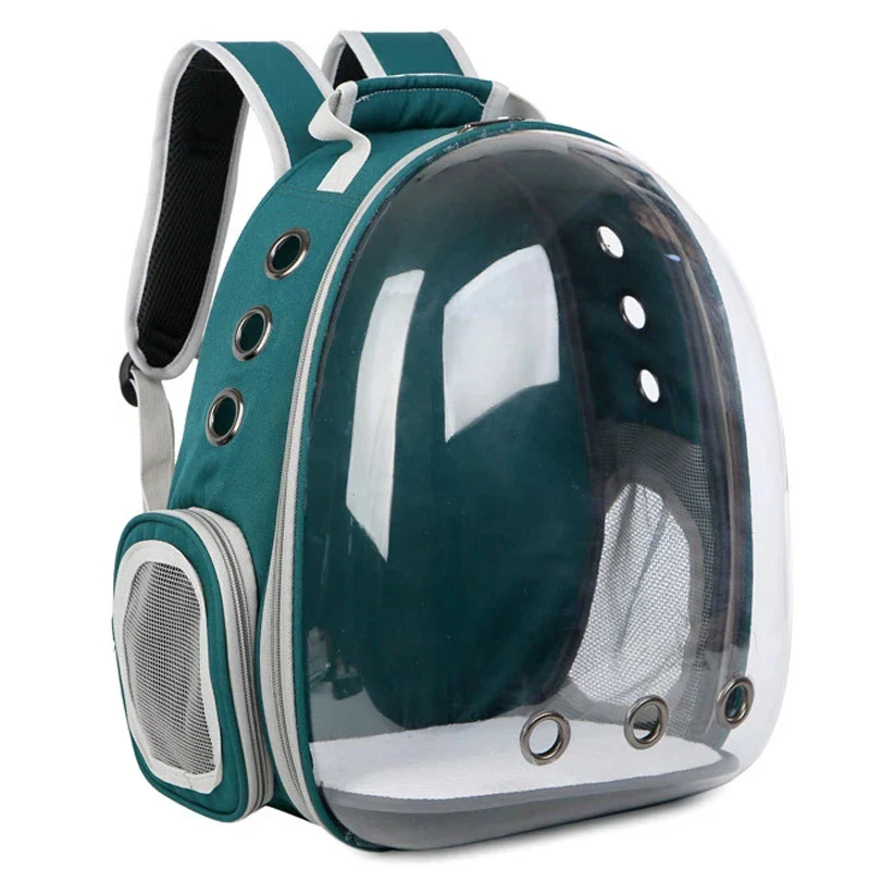 Transparent Capsule Pet Carrier Backpack – Breathable Travel Bag for Cats, Puppies & Small Animals - Image 2