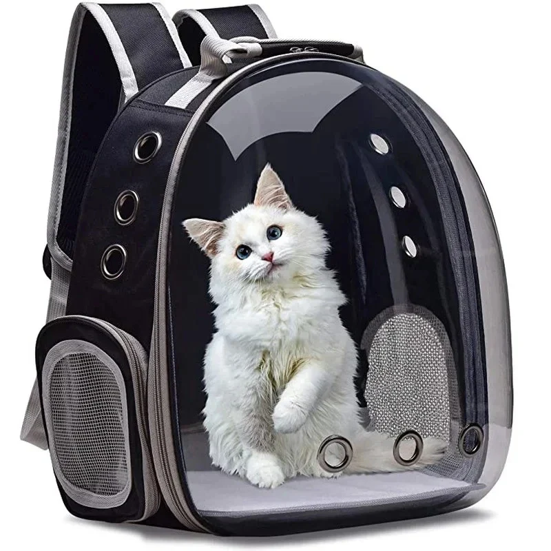 Transparent Capsule Pet Carrier Backpack – Breathable Travel Bag for Cats, Puppies & Small Animals - Image 6