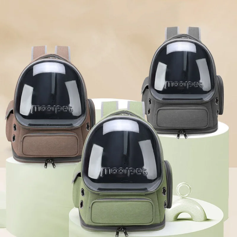 Transparent Pet Carrier Backpack – Outdoor Travel Bag for Cats & Small Dogs - Image 2
