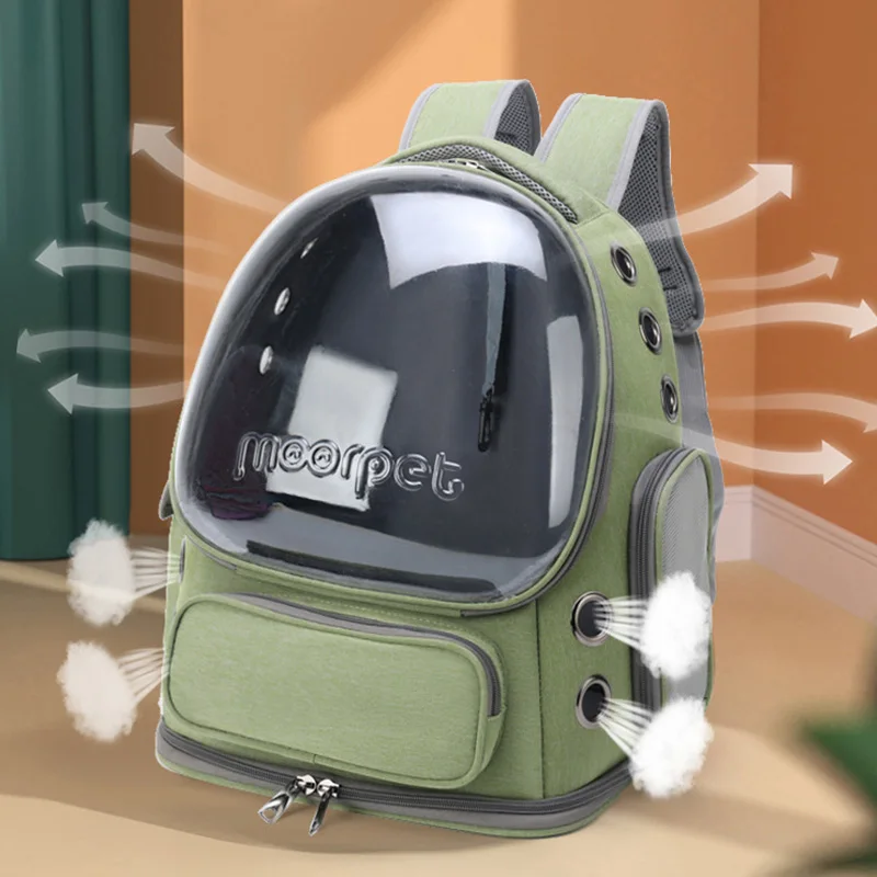 Transparent Pet Carrier Backpack – Outdoor Travel Bag for Cats & Small Dogs - Image 3