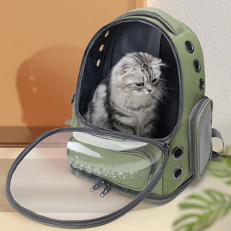 Transparent Pet Carrier Backpack – Outdoor Travel Bag for Cats & Small Dogs - Image 4
