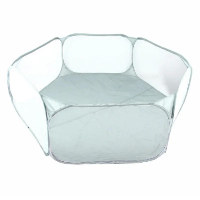 Transparent Portable Pet Cage Tent – Foldable Playpen for Small Pets - Image 5