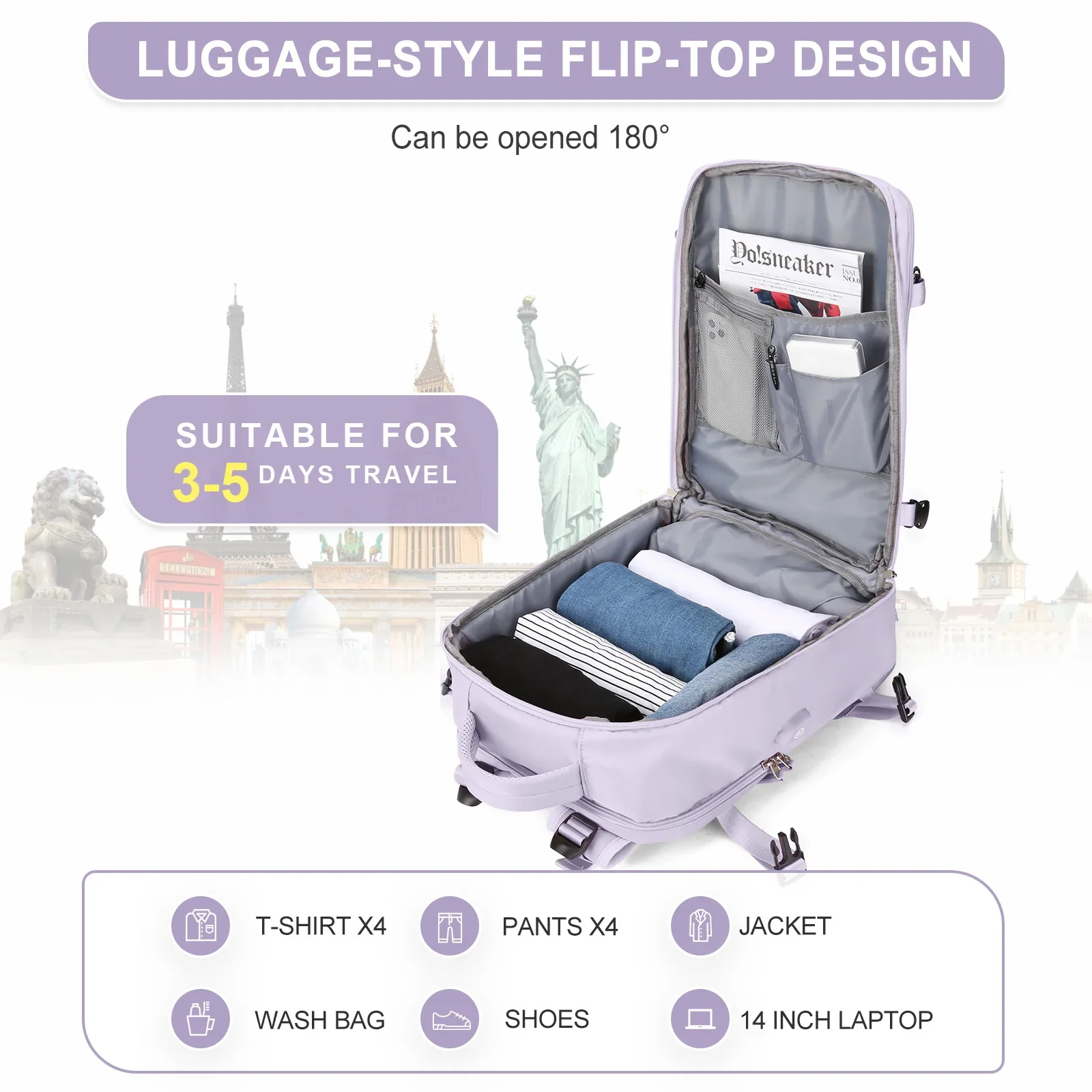 Travel Backpack for Women - Image 2