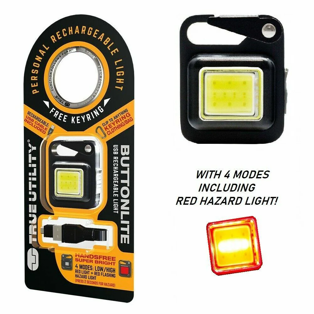 True Utility Button Lite Personal + Handsfree Rechargeable Work Light - Image 8