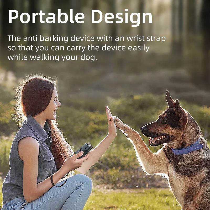 Ultrasonic Dog Repeller and Anti-Barking Deterrent Device with LED Flashlight - Image 5