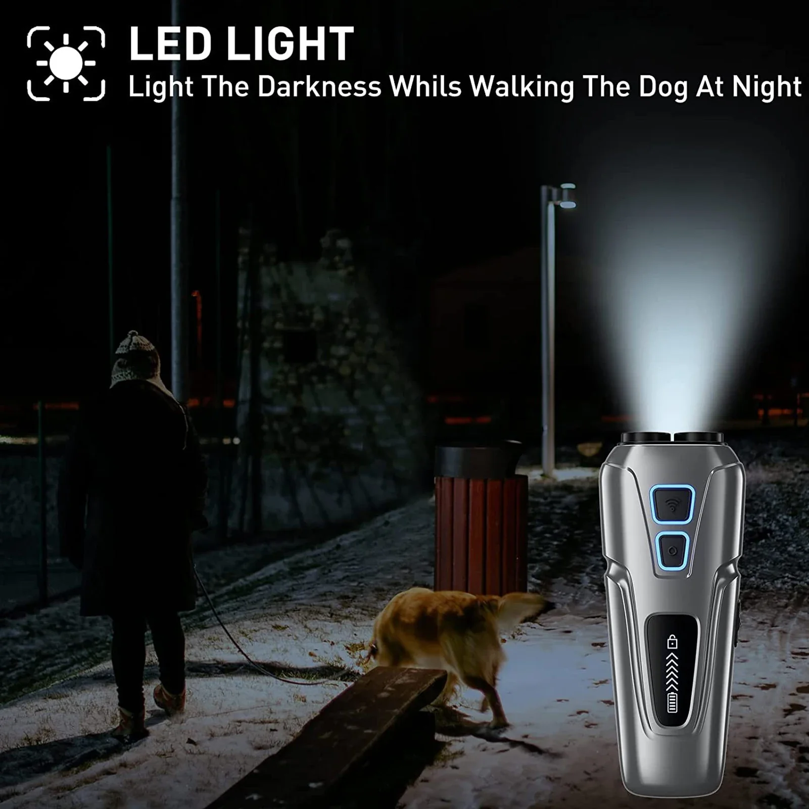 Ultrasonic Dog Repeller and Bark Deterrent Device - Image 6