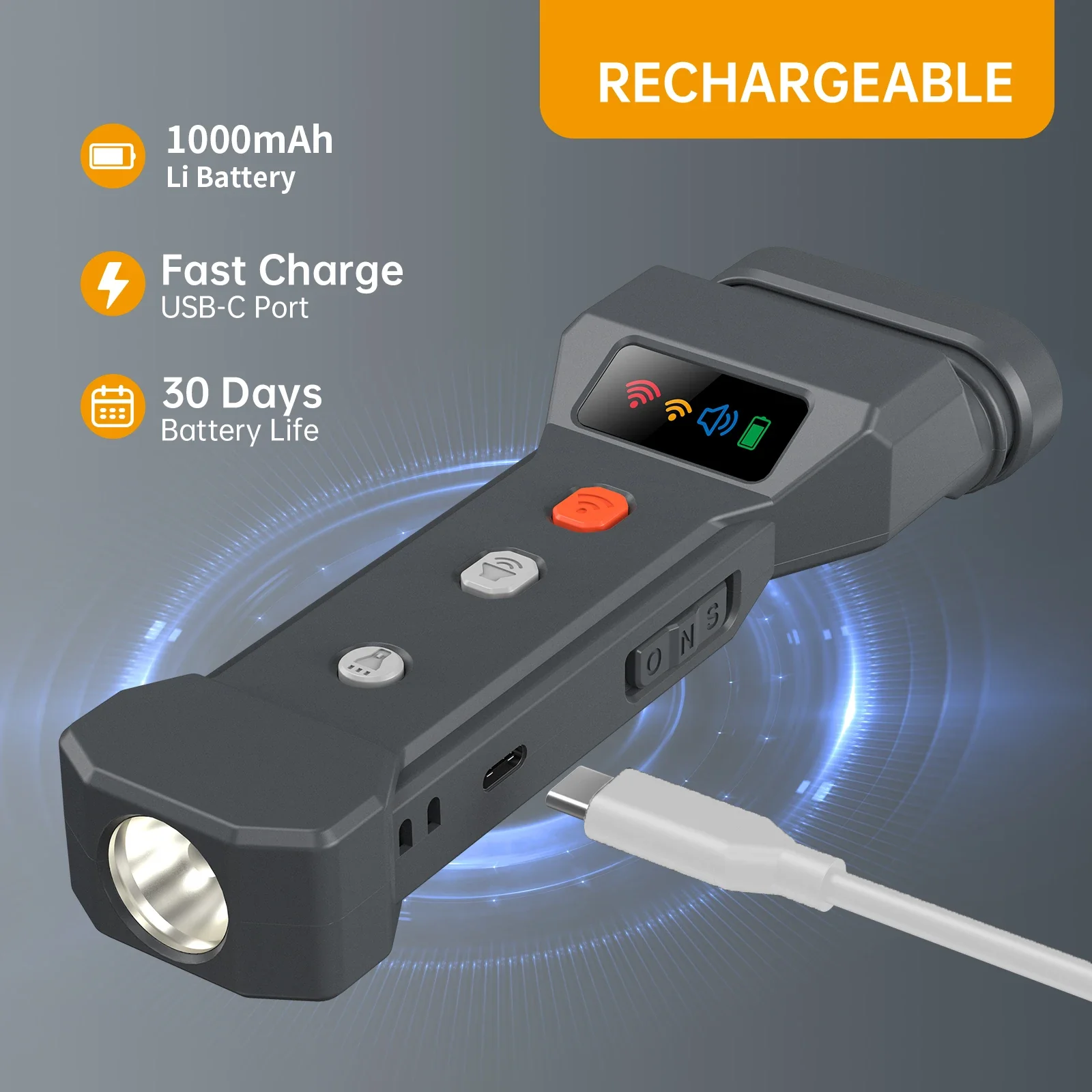 Ultrasonic Dog Repeller with Flashlight and Beeper - Image 5